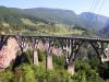 Мост через каньен в Черногории