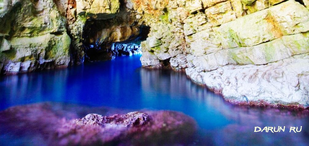 Пещера Одиссея остров Млет, Хорватия