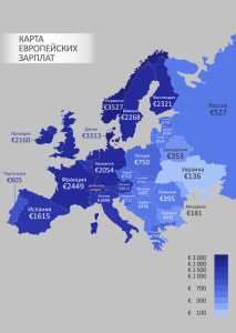 зарплаты в Европе